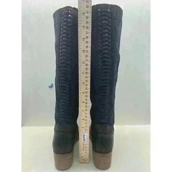 Dolce Vita Gage Women’s Black Leather Pull On Knee High Riding Boots Size US 7.5 - Picture 5 of 11